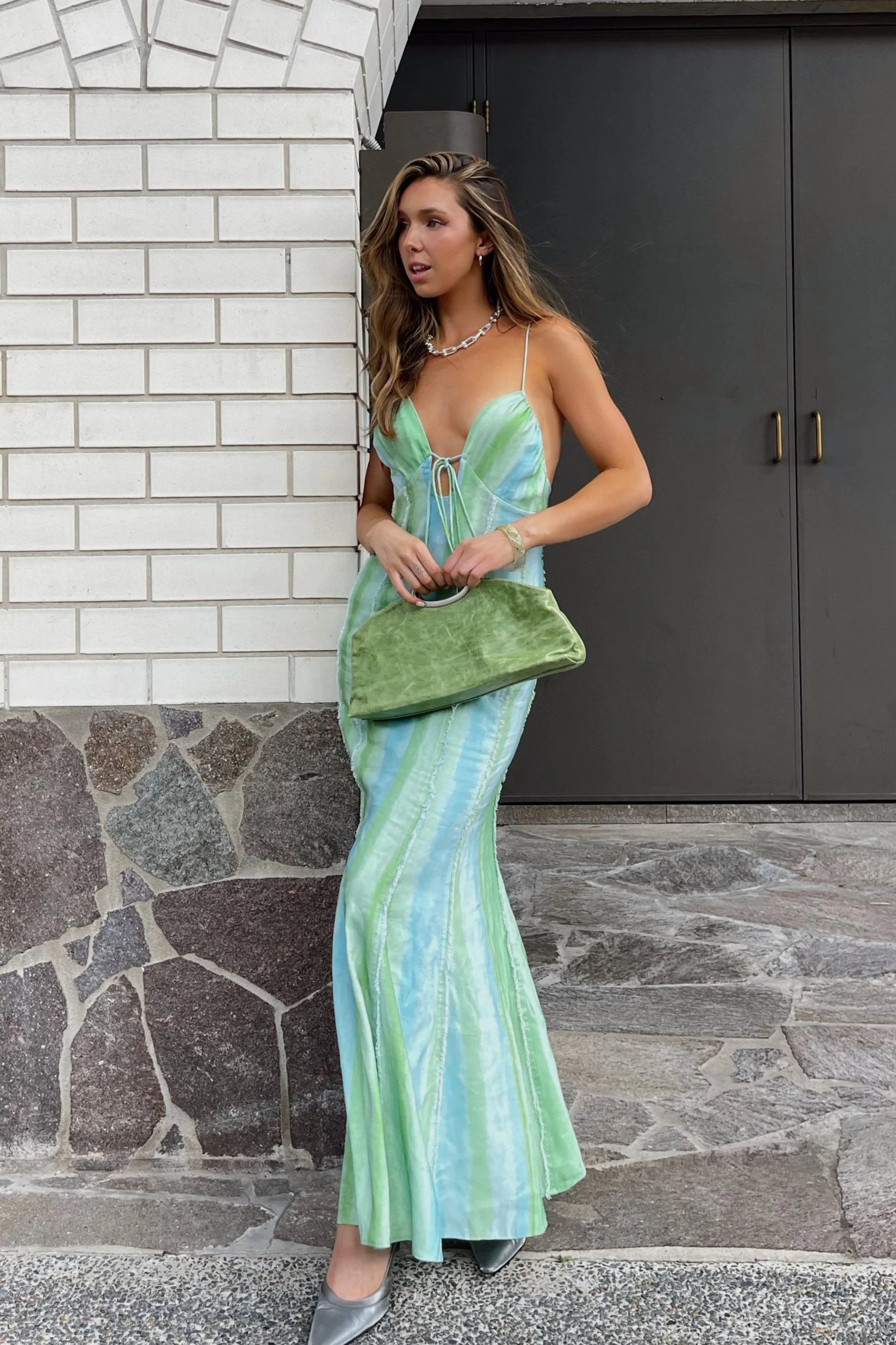 Significant Other Aleksandra Midi Dress - Green Mirage - Image 12