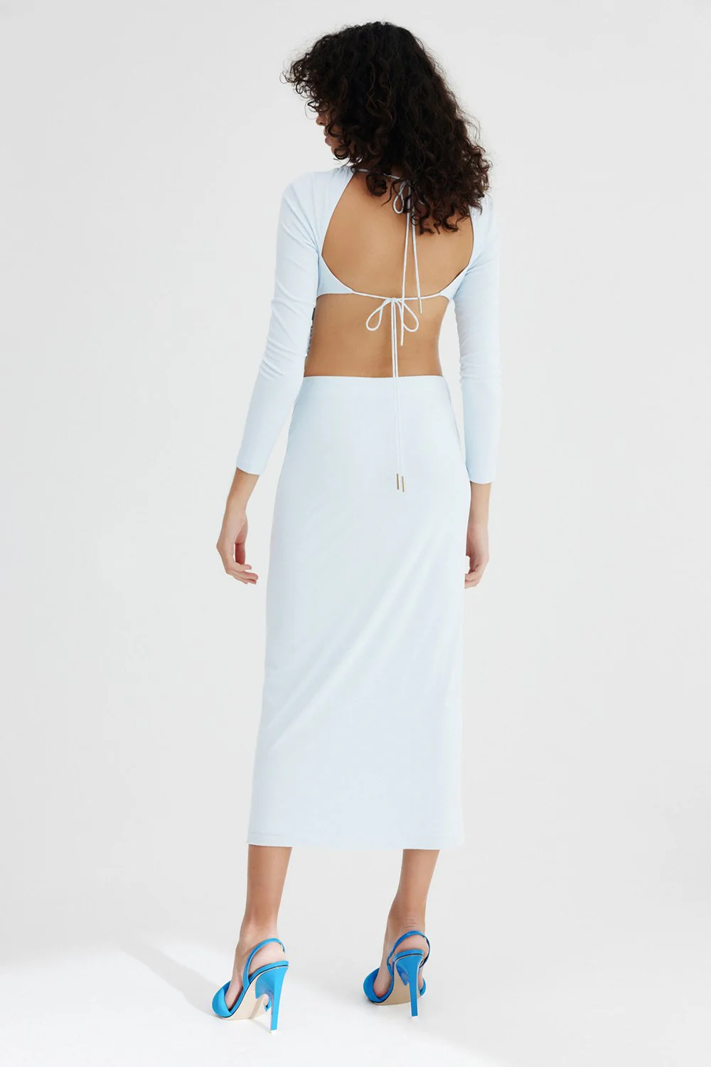 Significant Other Alma Long Sleeve Dress - Sky - Image 3
