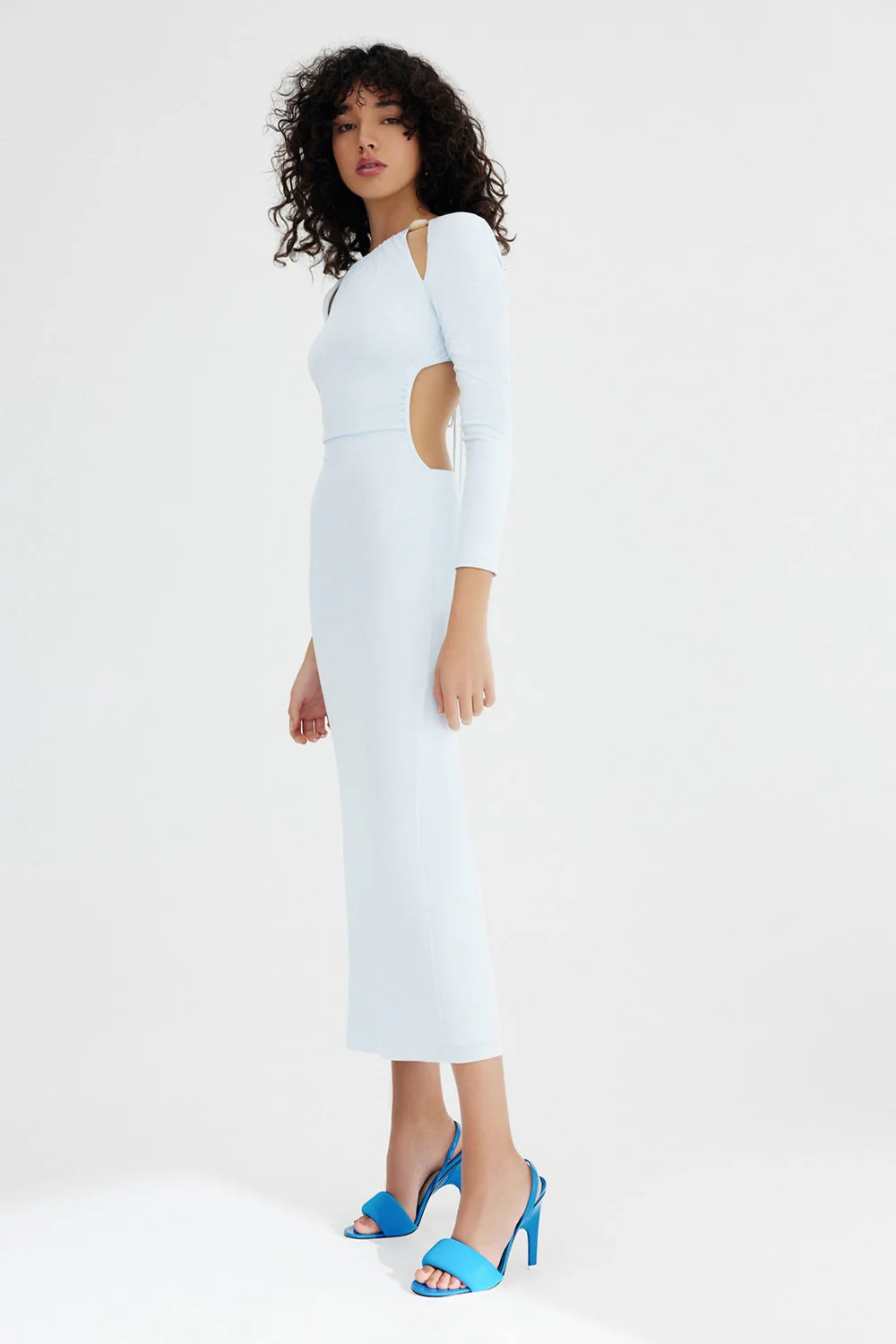 Significant Other Alma Long Sleeve Dress - Sky - Image 4