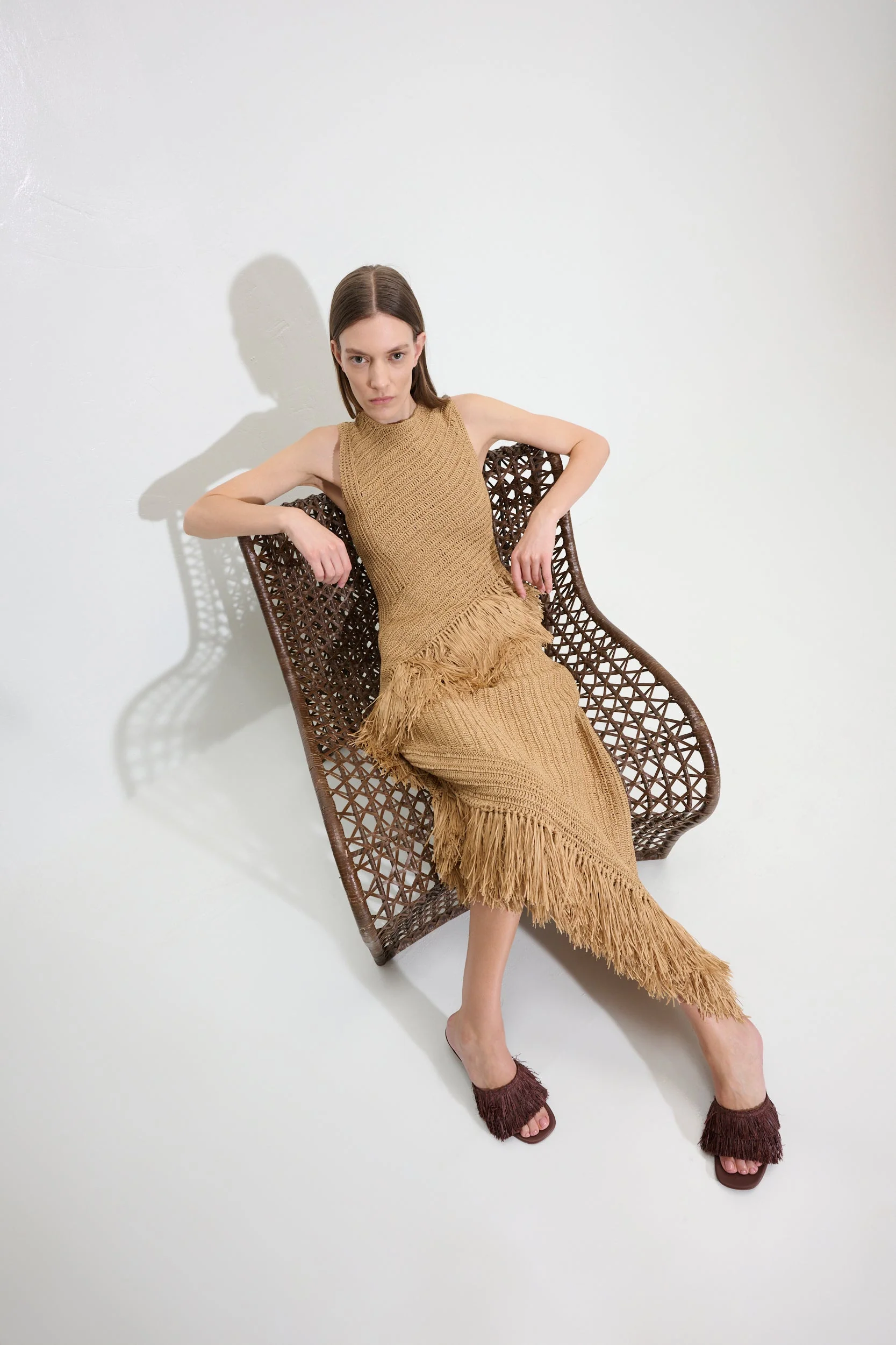 Simon Miller Beja Crochet Dress - Natural - Image 8