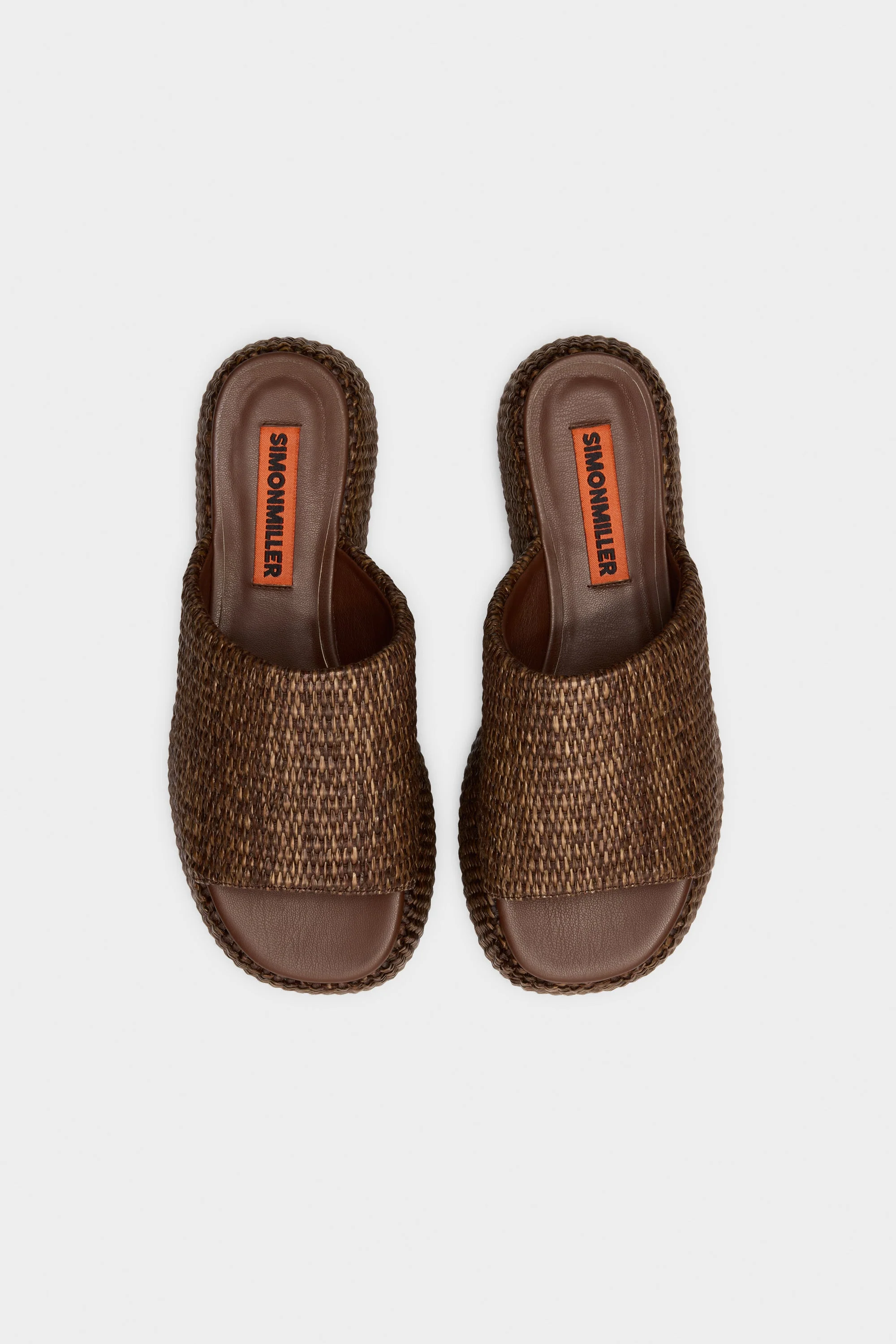 Simon Miller Raffia Cloudy Platform - Chocolate - Image 3