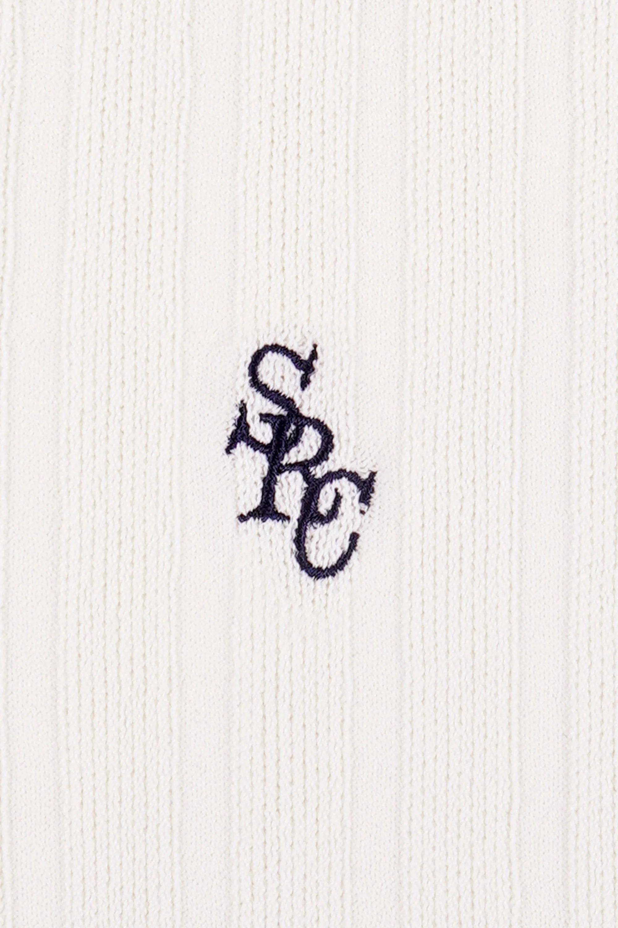 SPORTY & RICH SRC Ribbed Trousers - Ecru - Image 6