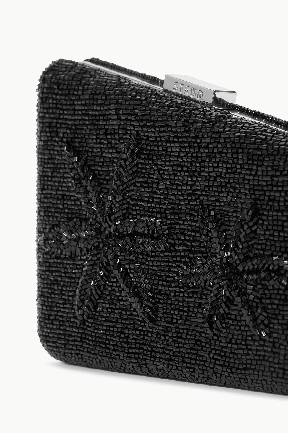 Staud Carmella Beaded Clutch - Black Starfish - Image 3