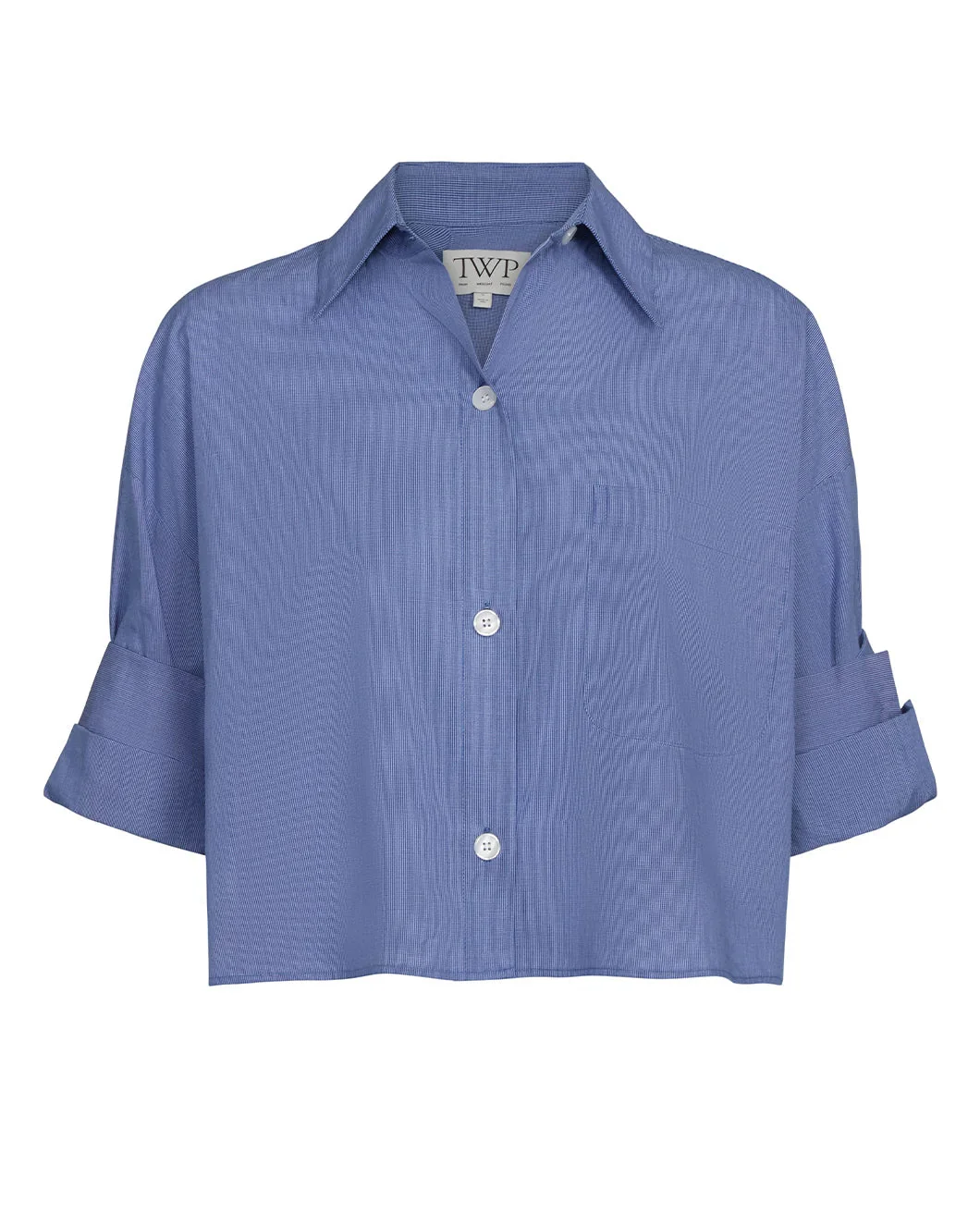 TWP Next Ex Shirt - White/Navy